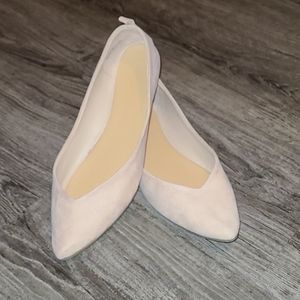 Blush nude flats